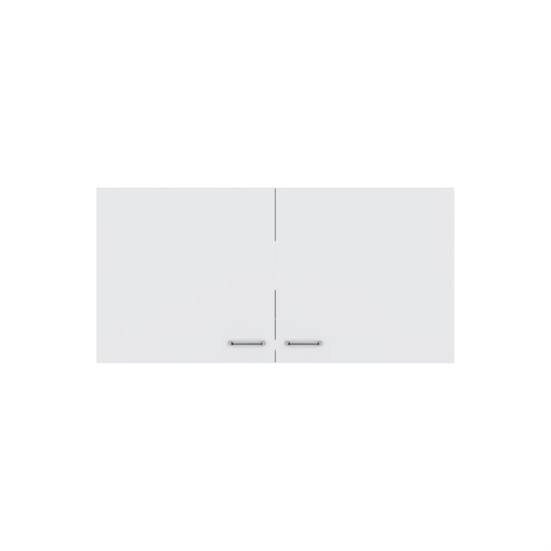 Pemberly Row Two Door Kitchen Wall Cabinet 39.3in Wide in White
