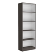 Pemberly Row 4 Shelf Storage Bookcase 71in Tall in Multi-Color