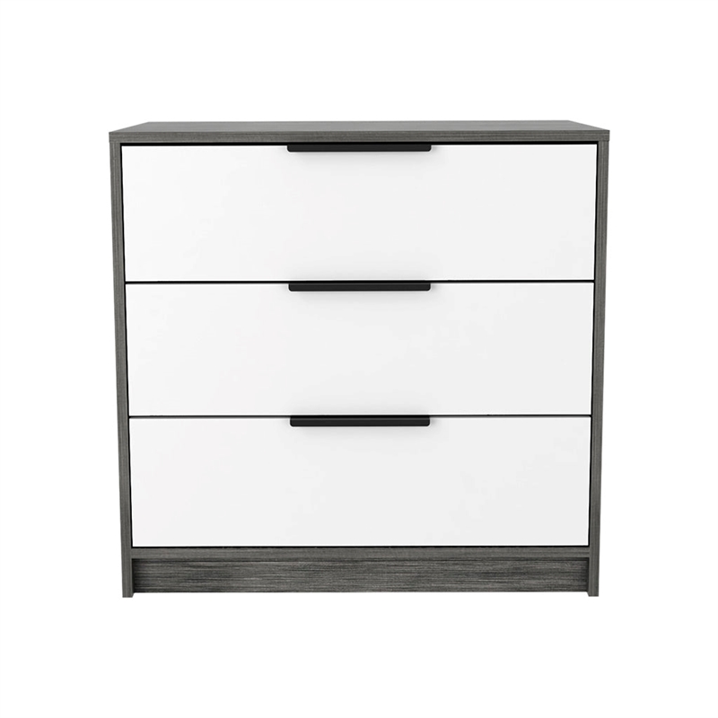 Pemberly Row 2 Piece Bedroom Set Dresser and Nightstand in Multi-Color