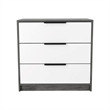 Pemberly Row 2 Piece Bedroom Set Dresser and Nightstand in Multi-Color