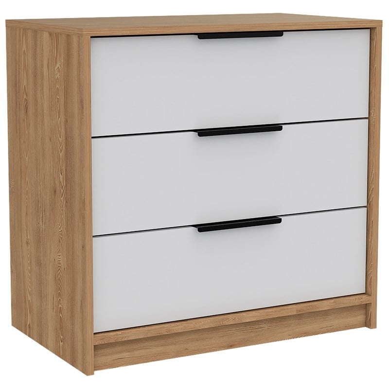 Pemberly Row 2 Piece Bedroom Set 2 Drawer Dressers in Multi-Color