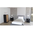 Pemberly Row 3 Piece Bedroom Set Dresser and 2 Nightstands in Multi-Color
