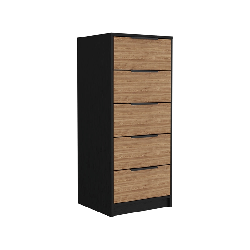 Pemberly Row 3 Piece Bedroom Set Dresser and 2 Nightstands in Multi-Color