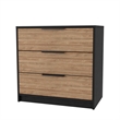Pemberly Row 2 Piece Bedroom Set Dresser and Nightstand in Multi-Color
