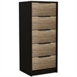 Pemberly Row 3 Piece Bedroom Set Dresser and 2 Nightstands in Multi-Color