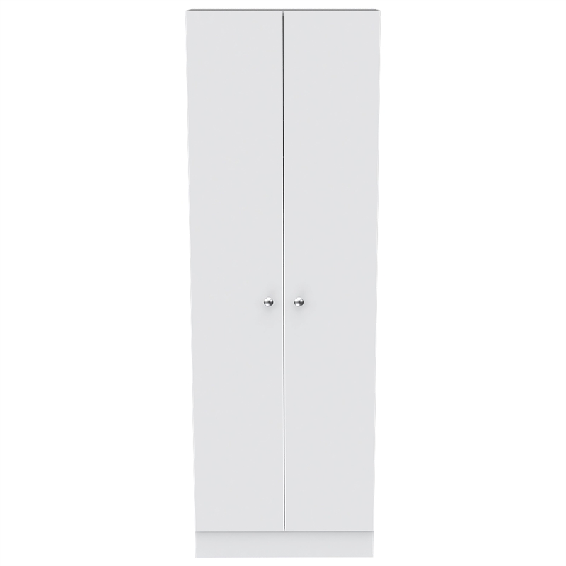 Pemberly Row 2 Piece Kitchen Set Utility Sink and Pantry in White