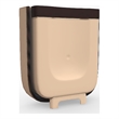 Pemberly Row 1.6 Gallon Cabinet Door Mini Trash Can in Brown