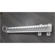 Pemberly Row Pull Out Closet Tie and Belt Rack 21 Hooks in Gray