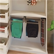 Pemberly Row Pull Out Steel Closet Trousers Rack 18 Arms in Black
