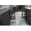 Pemberly Row 3 Tier Pull Out Kitchen Spice Rack Organizer in Gray
