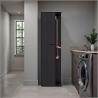 Pemberly Row Tall Storage Broom Cabinet with 2 Doors in White