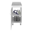 Pemberly Row Utility Tub and Sink Cabinet with One Door in White