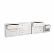 Pemberly Row White 3-Piece Bedroom Set in Engineered Wood