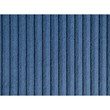 Pemberly Row Corduroy Sleeper Sectional with Right-Facing Chaise in Blue