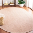 Pemberly Row 4' x 6' Oval Hand Woven Polypropylene Rug in Beige and Ivory