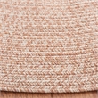 Pemberly Row 4' x 6' Oval Hand Woven Polypropylene Rug in Beige and Ivory