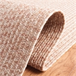 Pemberly Row 4' x 6' Oval Hand Woven Polypropylene Rug in Beige and Ivory