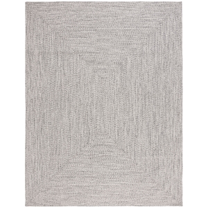 Pemberly Row 2'3&quot x 4' Hand Woven Polypropylene Rug in Gray/Ivory