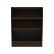 Pemberly Row 3-Tier Open Shoe Rack with Storage in Wengue