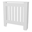 Pemberly Row Radiator Cover with Storage in White Particle Board 32.2 in H