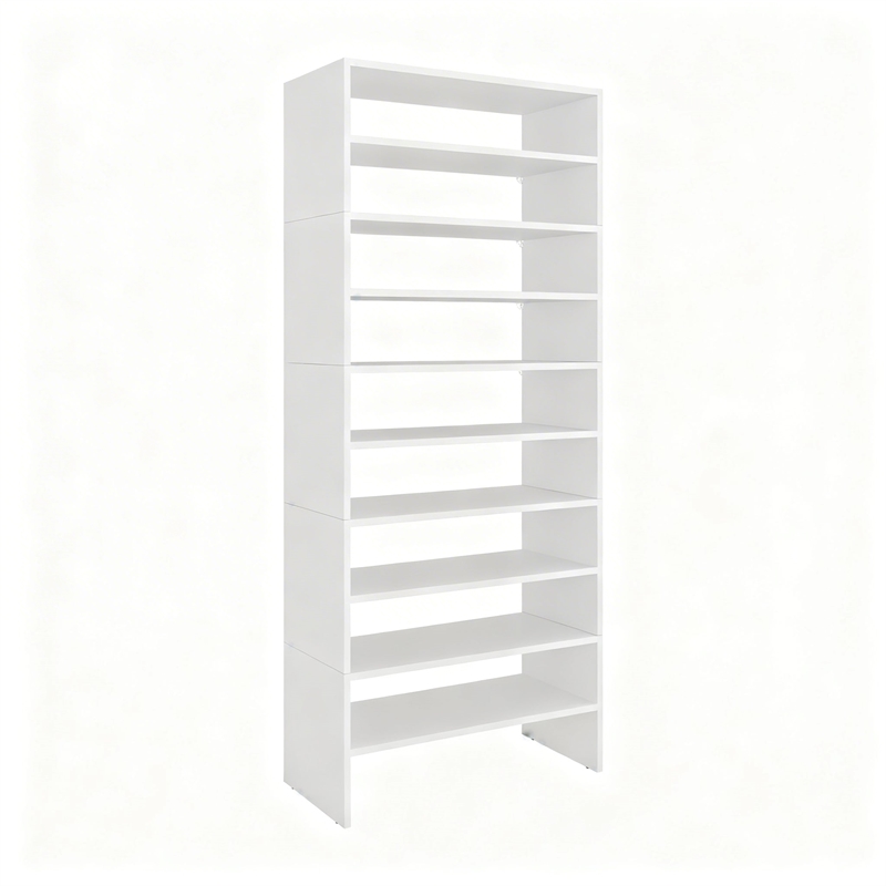 Pemberly Row Multi-Tier Shoe Rack Engineered Wood 67.8