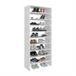 Pemberly Row Multi-Tier Shoe Rack Engineered Wood 67.8