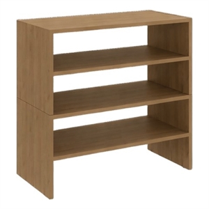 Pemberly Row Multi-Tier Shoe Rack Engineered Wood Compact 27.2&quot Organizer