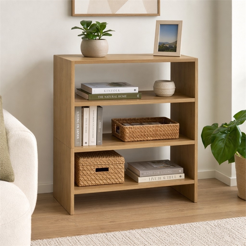Pemberly Row Multi-Tier Shoe Rack Engineered Wood Compact 27.2