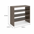 Pemberly Row Berlin Shoe Rack Engineered Wood 27.2
