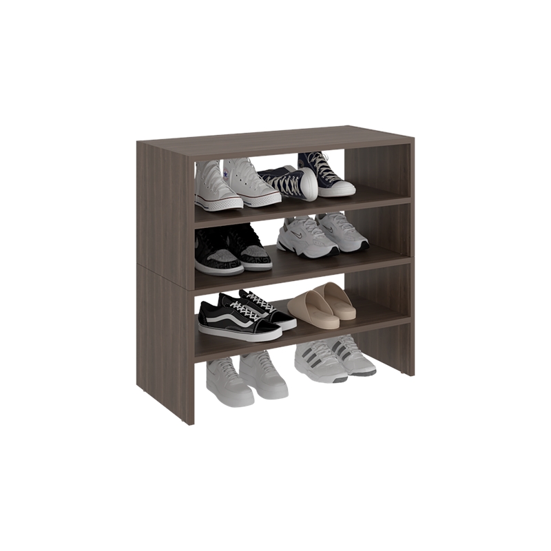 Pemberly Row Berlin Shoe Rack Engineered Wood 27.2