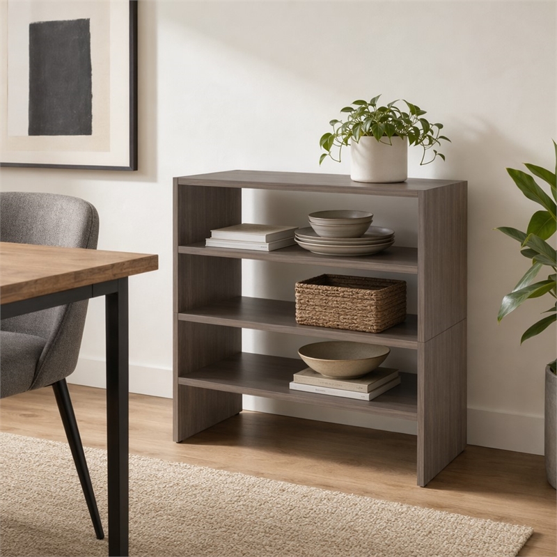 Pemberly Row Berlin Shoe Rack Engineered Wood 27.2