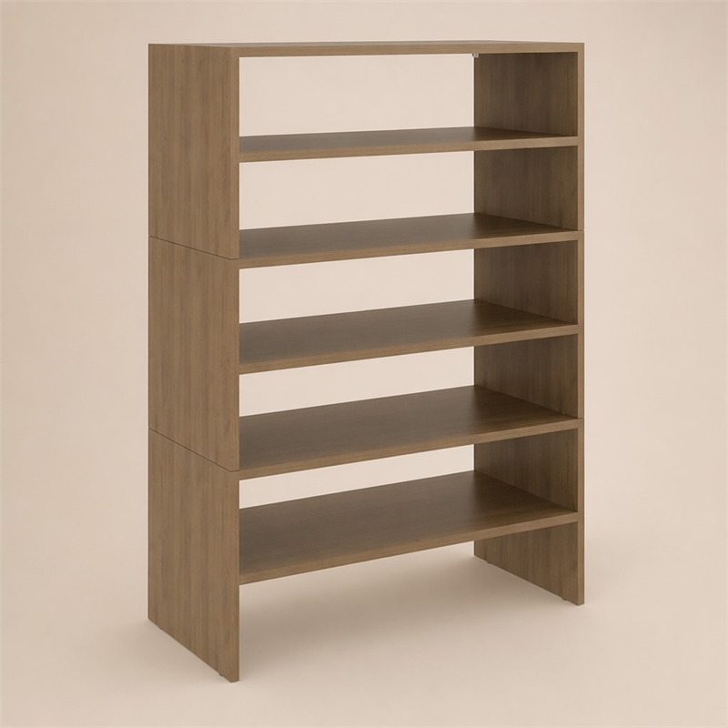 Pemberly Row Houston Multi-Tier Shoe Rack Engineered Wood 40.7