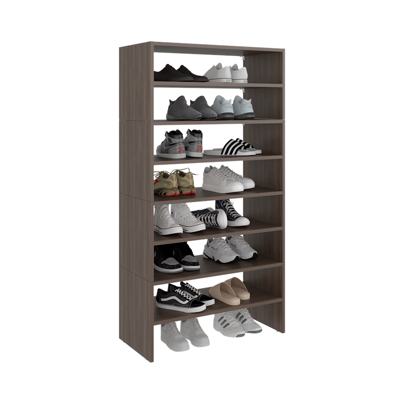 Pemberly Row Sahara Modern Shoe Rack in Engineered Wood