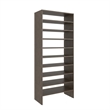 Pemberly Row Omeo Shoe Rack Open Shelves in Engineered Wood 67.8