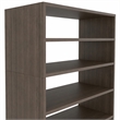 Pemberly Row Omeo Shoe Rack Open Shelves in Engineered Wood 67.8