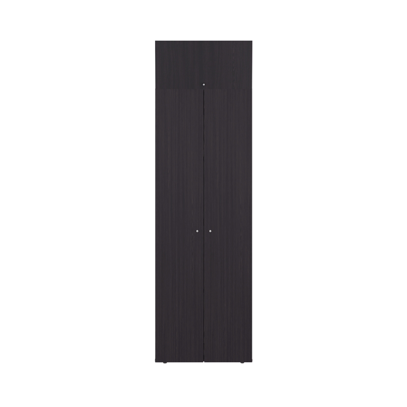Pemberly Row Modern Wardrobe with Minimalist Design for Bedrooms Wenge