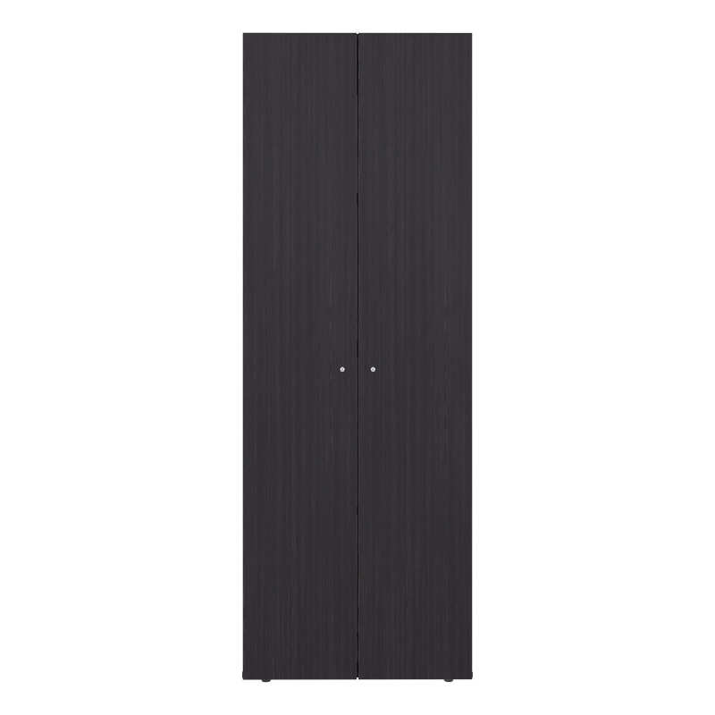 Pemberly Row Modern Wardrobe with Minimalist Design for Bedrooms Wenge