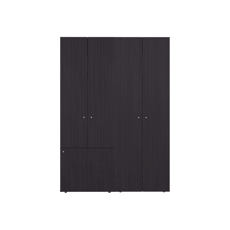 Pemberly Row Modern Wardrobe with Minimalist Design for Bedrooms Wenge