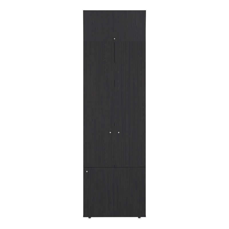 Pemberly Row Modern Wardrobe with Minimalist Design for Bedrooms Wenge