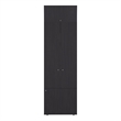 Pemberly Row Modern Wardrobe with Minimalist Design for Bedrooms Wenge