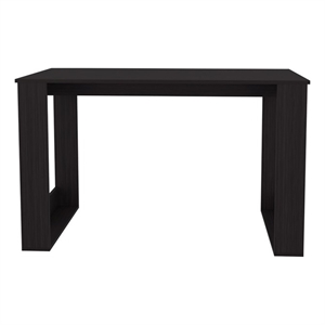 Pemberly Row Desk 47.2 in Engineered Wood Scratch-Resistant Wengue