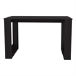Pemberly Row Desk 47.2 in Engineered Wood Scratch-Resistant Wengue