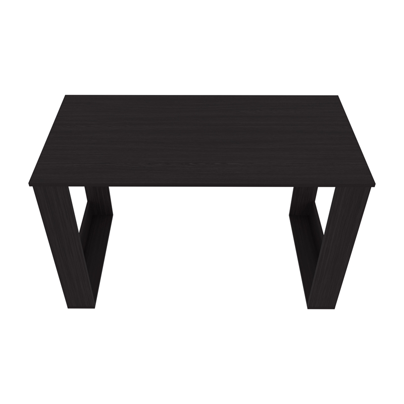 Pemberly Row Desk 47.2 in Engineered Wood Scratch-Resistant Wengue