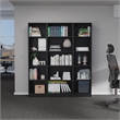Pemberly Row 3-Piece Living Room Set with Slim & 4-Shelf Bookcases