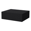 Pemberly Row Vienna Floating Nightstand in Black Finish