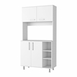 Pemberly Row 2-Piece Engineered Wood Kitchen Set with Island and Pantry