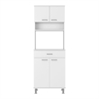 Pemberly Row 2-Piece Engineered Wood Kitchen Set in White