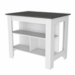 Pemberly Row 2-Piece Engineered Wood Kitchen Set in White