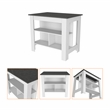 Pemberly Row 2-Piece Engineered Wood Kitchen Set in White
