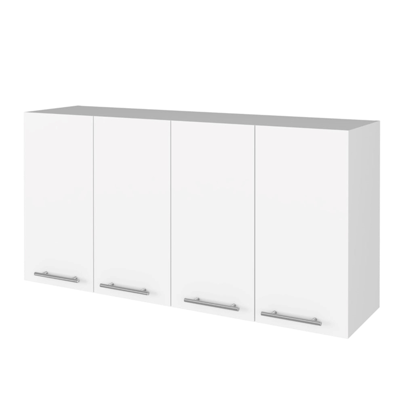 Pemberly Row 2-Piece Kitchen Set in White/Light Oak